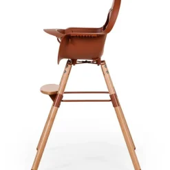 Online Chaise haute en bois naturel Evolu 2 terracotta + arceau Chaise Haute