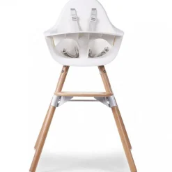 Online Chaise haute en bois naturel Evolu 2 blanc Chaise Haute