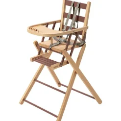 Combelle Chaise haute extra pliante Sarah hybride vieux rose