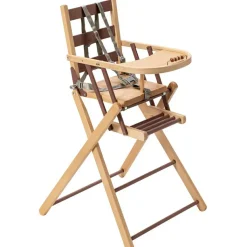 Combelle Chaise haute extra pliante Sarah hybride vieux rose