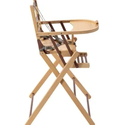 Combelle Chaise haute extra pliante Sarah hybride vieux rose