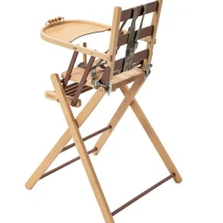 Combelle Chaise haute extra pliante Sarah hybride vieux rose