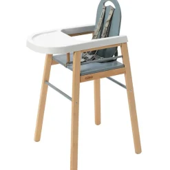 Combelle Chaise haute fixe Lili hybride bleu gris