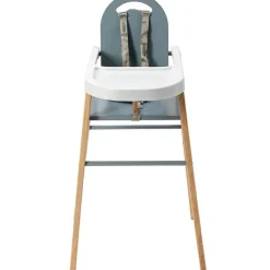 Combelle Chaise haute fixe Lili hybride bleu gris