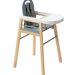 Combelle Chaise haute fixe Lili hybride bleu gris