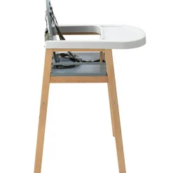 Combelle Chaise haute fixe Lili hybride bleu gris