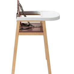 Outlet Chaise haute fixe Lili hybride vieux rose Chaise Haute