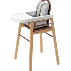 Outlet Chaise haute fixe Lili hybride vieux rose Chaise Haute