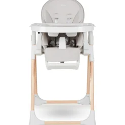 Quax Chaise haute Papum Blanc-Naturel