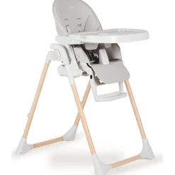 Quax Chaise haute Papum Blanc-Naturel