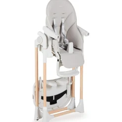 Quax Chaise haute Papum Blanc-Naturel