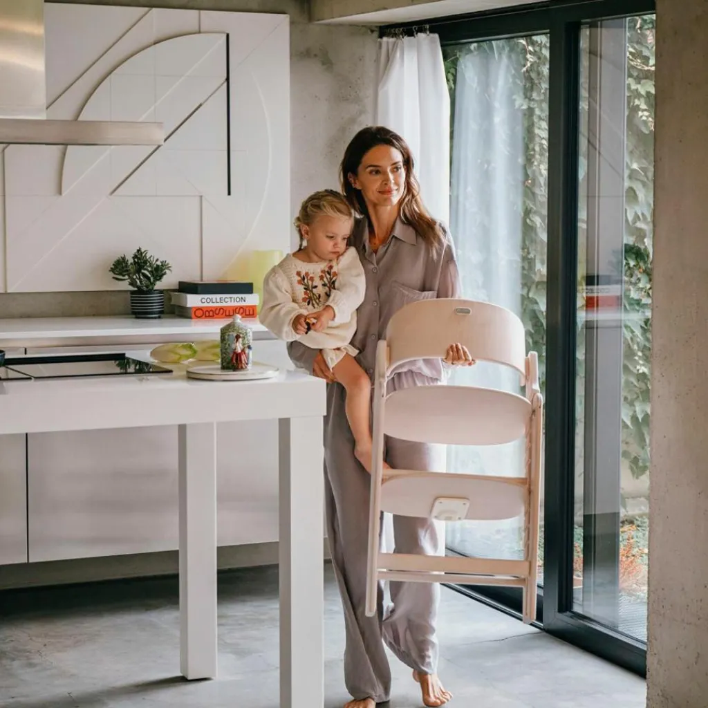 Cybex Chaise haute pliante Click&Fold All Natural Dark