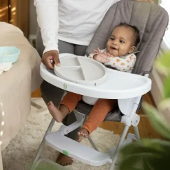 Discount Chaise haute pliante Sun Valley Ardoise Chaise Haute