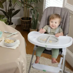 Discount Chaise haute pliante Sun Valley Ardoise Chaise Haute