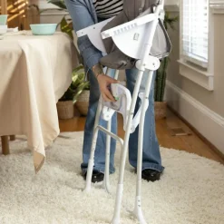 Discount Chaise haute pliante Sun Valley Ardoise Chaise Haute