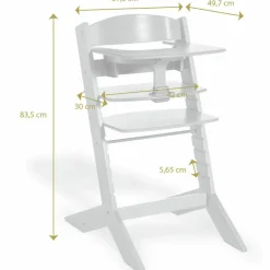 Geuther Chaise haute Syt évolutive blanche