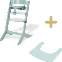 Geuther Chaise haute Syt évolutive avec tablette vert menthe