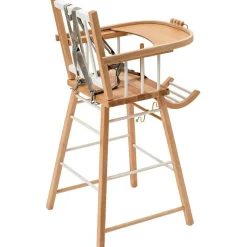 Combelle Chaise haute traditionnelle André hybride blanc