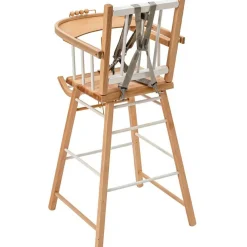 Combelle Chaise haute traditionnelle André hybride blanc