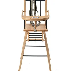 Sale Chaise haute traditionnelle André hybride anthracite Chaise Haute