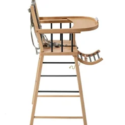 Sale Chaise haute traditionnelle André hybride anthracite Chaise Haute