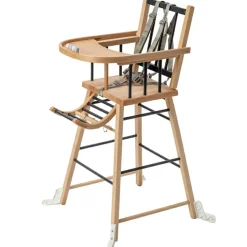 Sale Chaise haute traditionnelle André hybride anthracite Chaise Haute