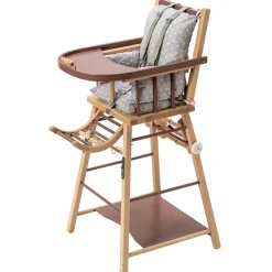 Combelle Chaise haute transformable Marcel hybride vieux rose