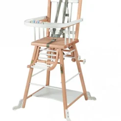 Discount Chaise haute transformable Marcel hybride blanc Chaise Haute