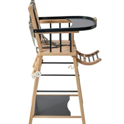 Best Chaise haute transformable Marcel hybride anthracite Chaise Haute