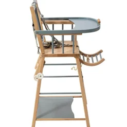 Best Chaise haute transformable Marcel hybride bleu gris Chaise Haute