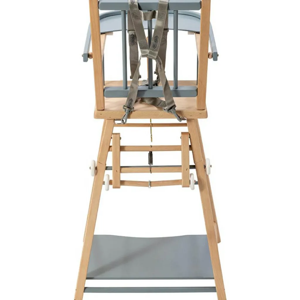 Best Chaise haute transformable Marcel hybride bleu gris Chaise Haute