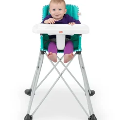 Discount Chaise haute ultra compacte Pop'N Dine Vert Chaise Haute