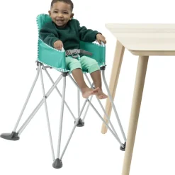 Discount Chaise haute ultra compacte Pop'N Dine Vert Chaise Haute