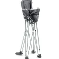 Sale Chaise haute ultra compacte Pop'N Dine Gris - Reconditionné Chaise Haute