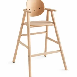 Nobodinoz Chaise haute évolutive en bois Growing green 3 en 1
