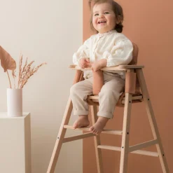 Nobodinoz Chaise haute évolutive en bois Growing green 3 en 1