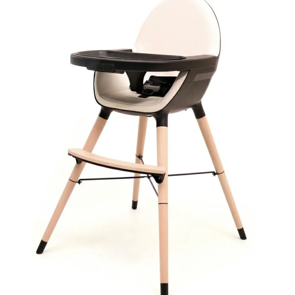 Outlet Chaise haute évolutive Essentiel plus noir et sable Chaise Haute