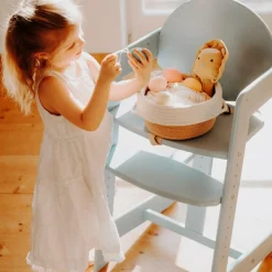 New Chaise haute évolutive Filou Up bleue Chaise Haute