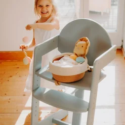 New Chaise haute évolutive Filou Up bleue Chaise Haute