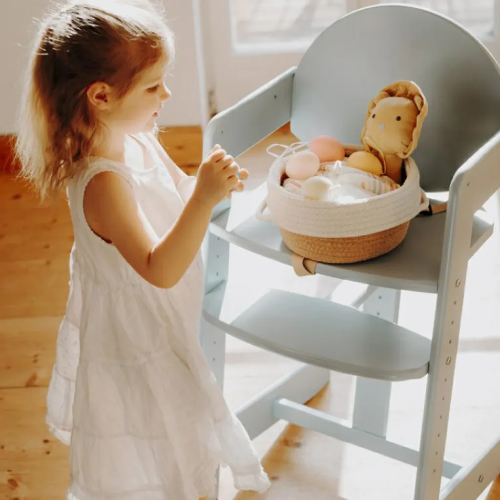 Geuther Chaise haute évolutive Filou vert mint