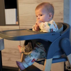 New Chaise haute évolutive Grow With Me gris Chaise Haute