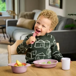 Chaise haute évolutive Timba Natural Wood avec coussin Chaise Haute