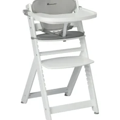 Online Chaise haute évolutive Timba White avec coussin Chaise Haute