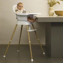 Clearance Chaise haute évolutive Ultimo 3 Luxe White-Naturel Chaise Haute