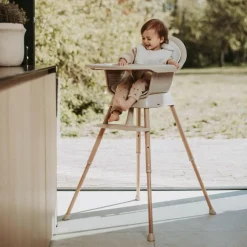 Quax Chaise haute évolutive Ultimo 3 Luxe Argile-Naturel