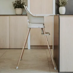 Quax Chaise haute évolutive Ultimo 3 Luxe Argile-Naturel