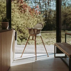 Quax Chaise haute évolutive Ultimo 3 Luxe Argile-Naturel