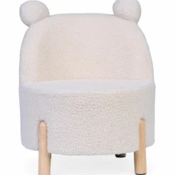 New Chaise pour enfant Teddy écru Fauteuil / Pouf