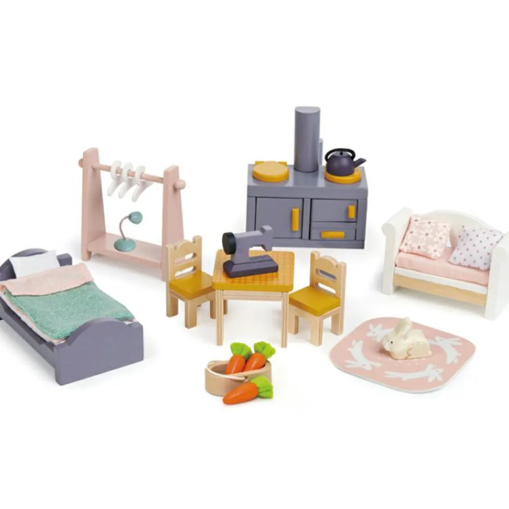 Tender Leaf Chalet de campagne en bois Cottontail