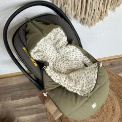 Kaiser Chancelière bébé jersey Hooded olive green